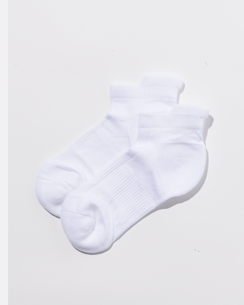 2 paires de chaussettes de sport femme blanc blanc - 1000002096 - HEMA