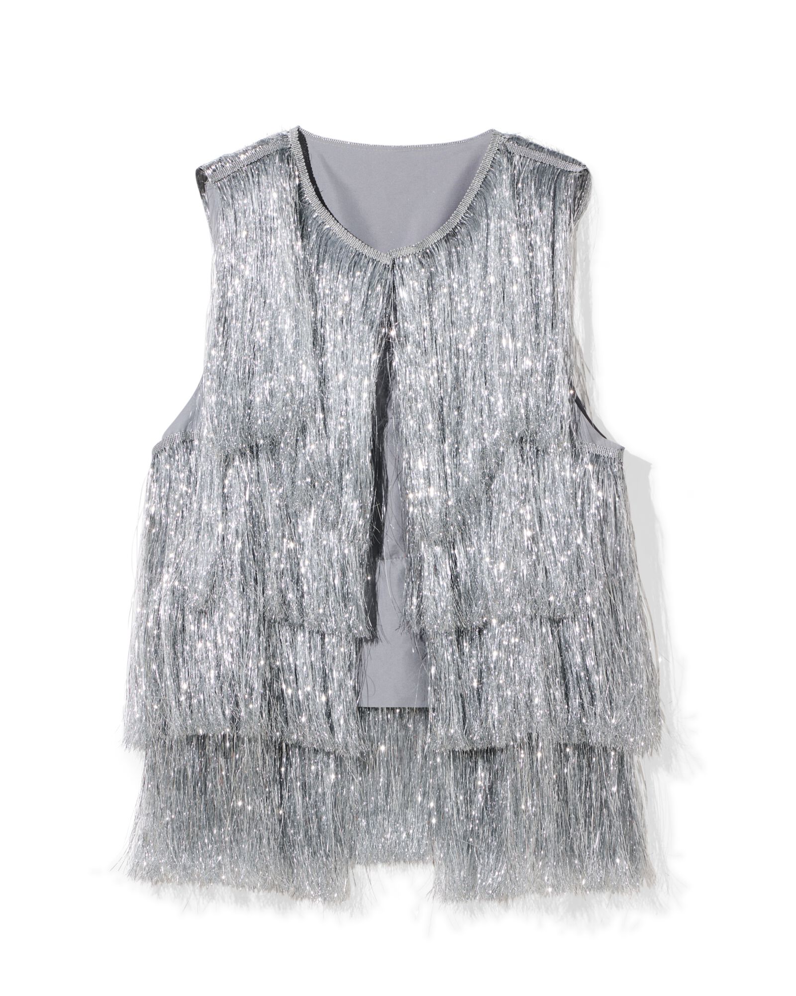 gilet one size zilver - 25200197 - HEMA