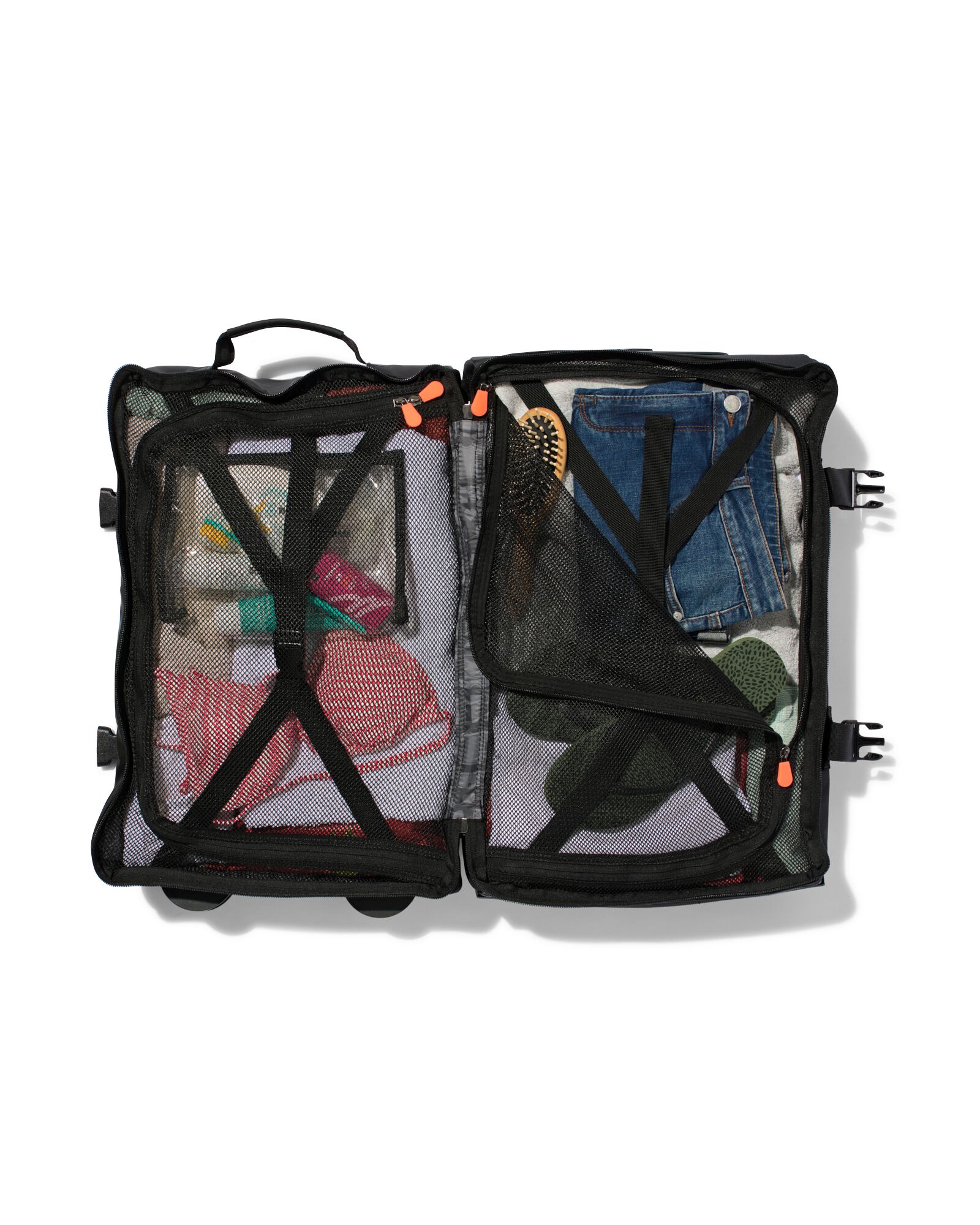 sac de voyage trolley PU 49L 57x35x25 - 18640064 - HEMA