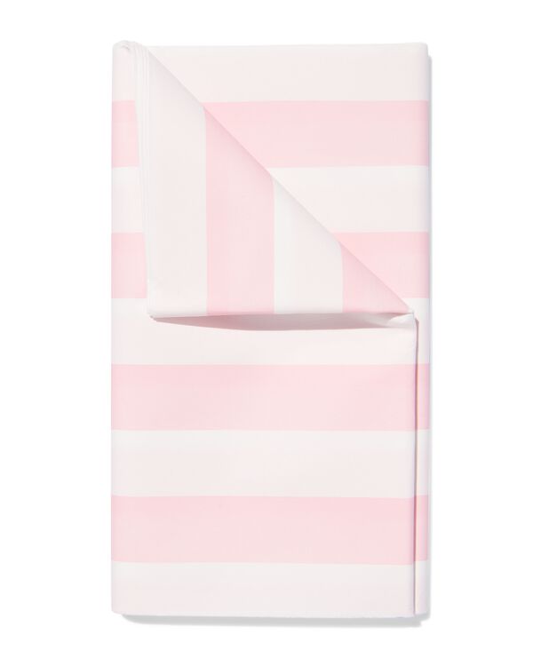 nappe 220x138cm rayures roses - 14250333 - HEMA