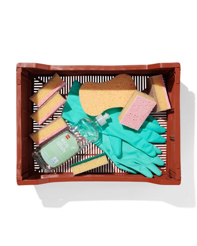 klapkrat letterbord recycled bruin - 1000032614 - HEMA