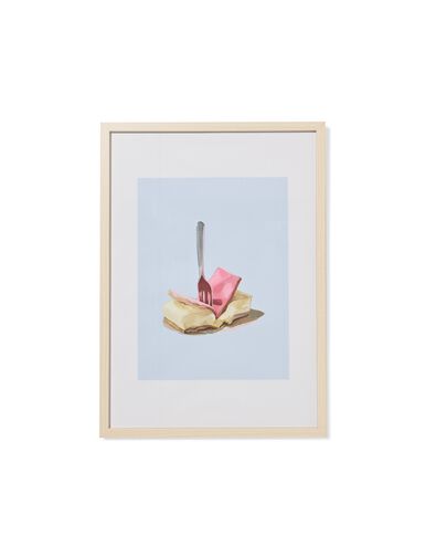 fotolijst 21x29.7cm hout dun - 13626077 - HEMA