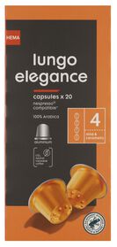 20 capsules de café lungo elegance - 17180011 - HEMA