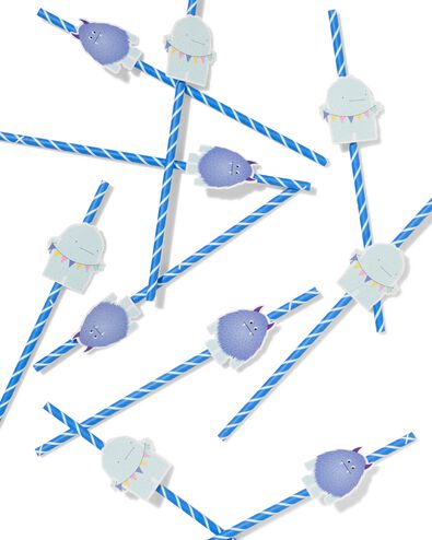 Trinkhalme aus Papier, Monster &ndash; 10 St&uuml;ck - 14250390 - HEMA