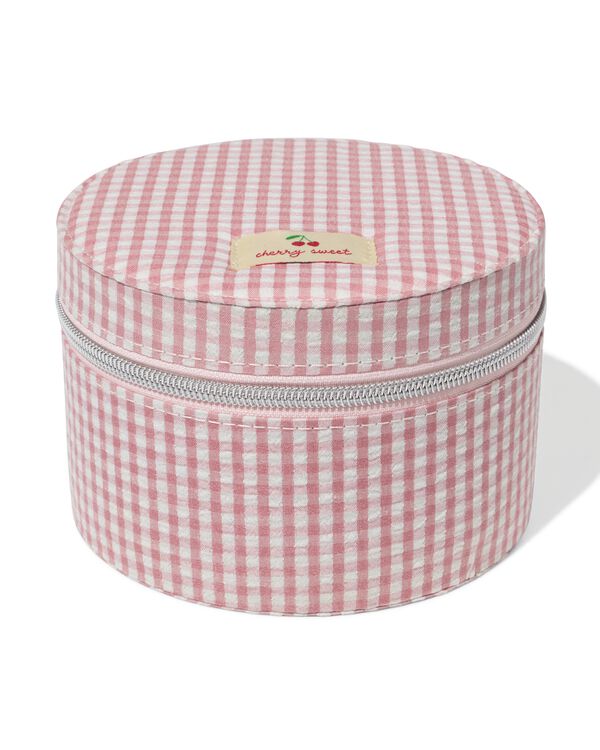 bo&icirc;te &agrave; bijoux ⌀15x10,5cm seersucker - 61104537 - HEMA