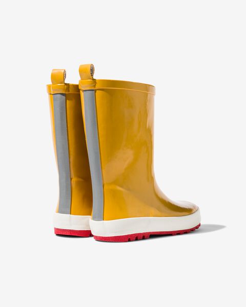 bottes de pluie enfant caoutchouc jaune jaune - 1000029895 - HEMA