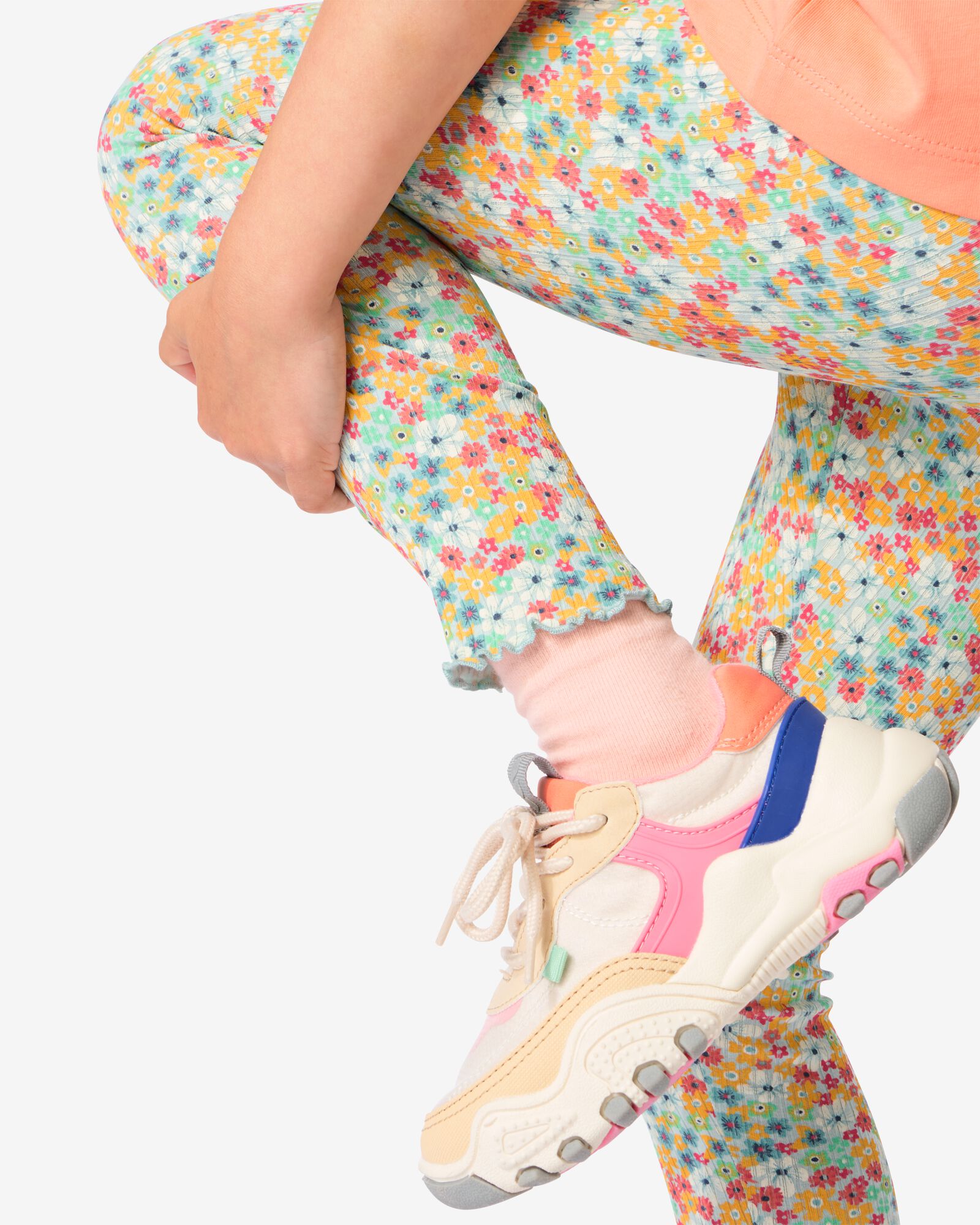 legging c&ocirc;tel&eacute; &agrave; fleurs pour enfants multi - 30876542MULTI - HEMA