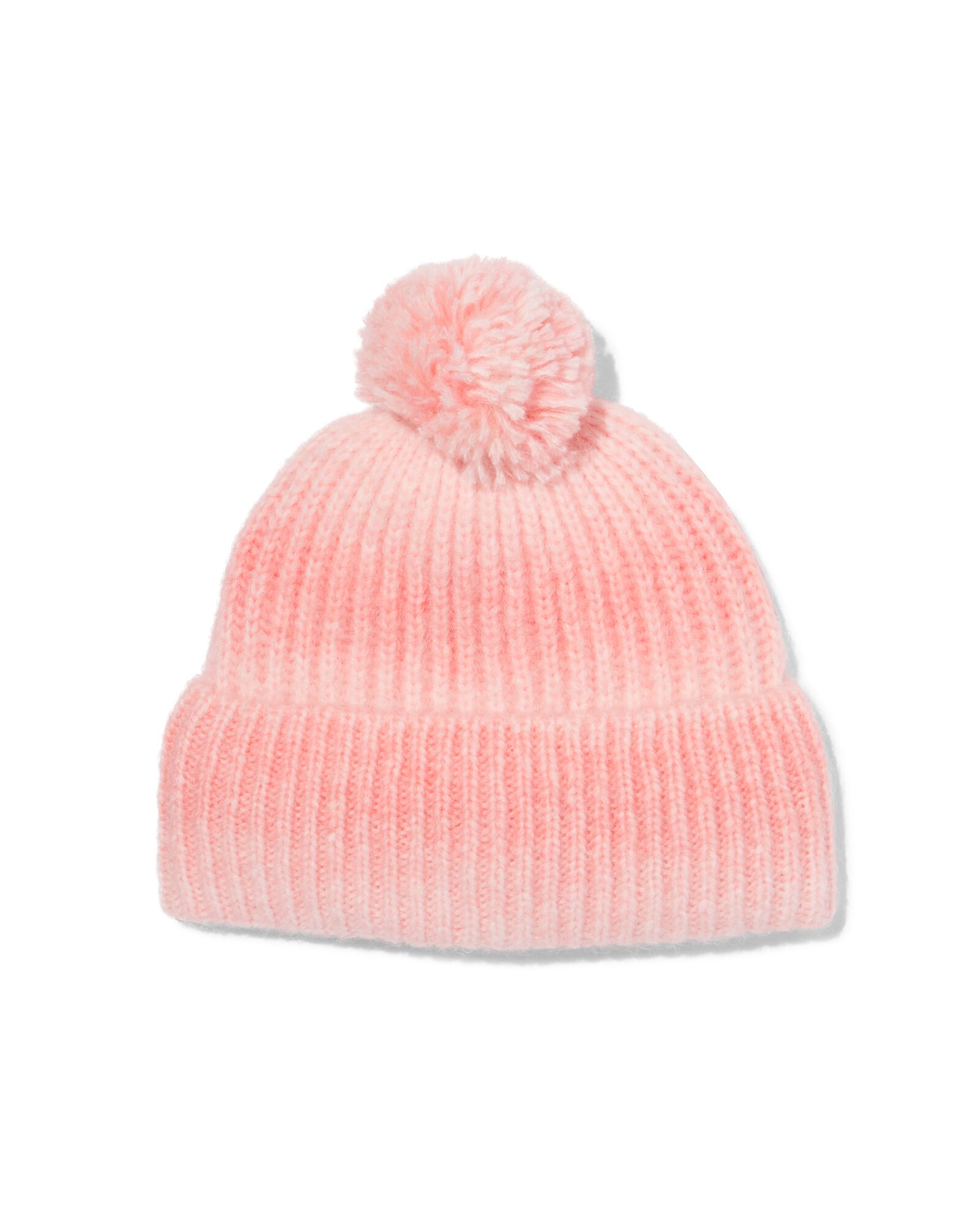 Kinder-Beanie mit Pompon rosa rosa - 16700255PINK - HEMA