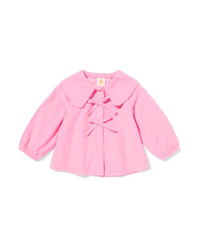 blouse b&eacute;b&eacute; en velours c&ocirc;tel&eacute; rose rose - 33071370PINK - HEMA