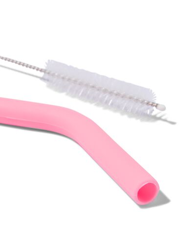 4 pailles en silicone - 14200388 - HEMA