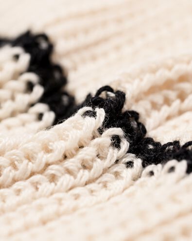 pull femme Olena blanc/noir - 36251360WHITEBLACK - HEMA