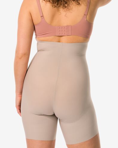 medium corrigerende biker extra hoge taille beige beige - 1000019526 - HEMA