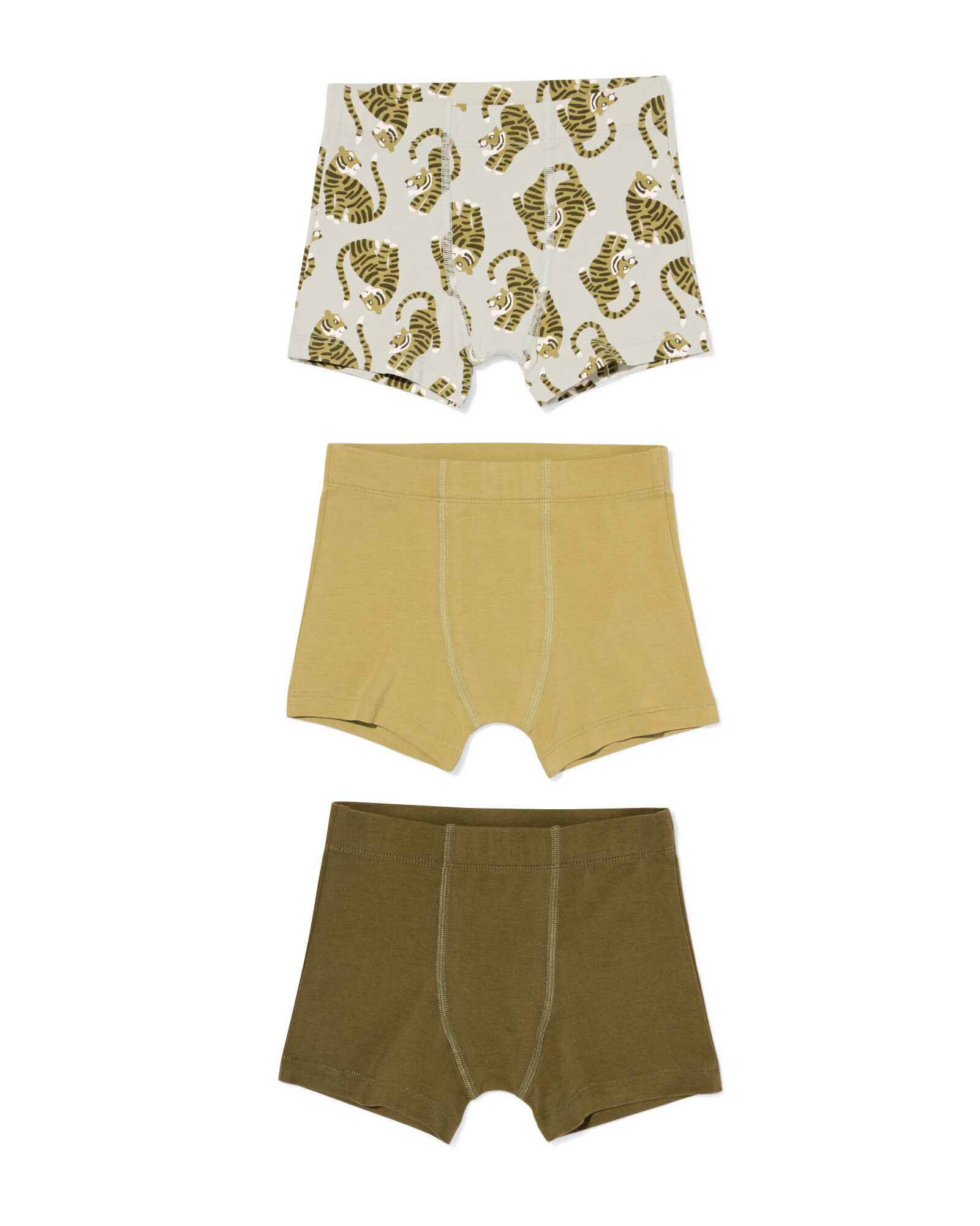 Kinder-Boxershorts &ndash; 3 St&uuml;ck olivgr&uuml;n - 19203160OLIVE - HEMA