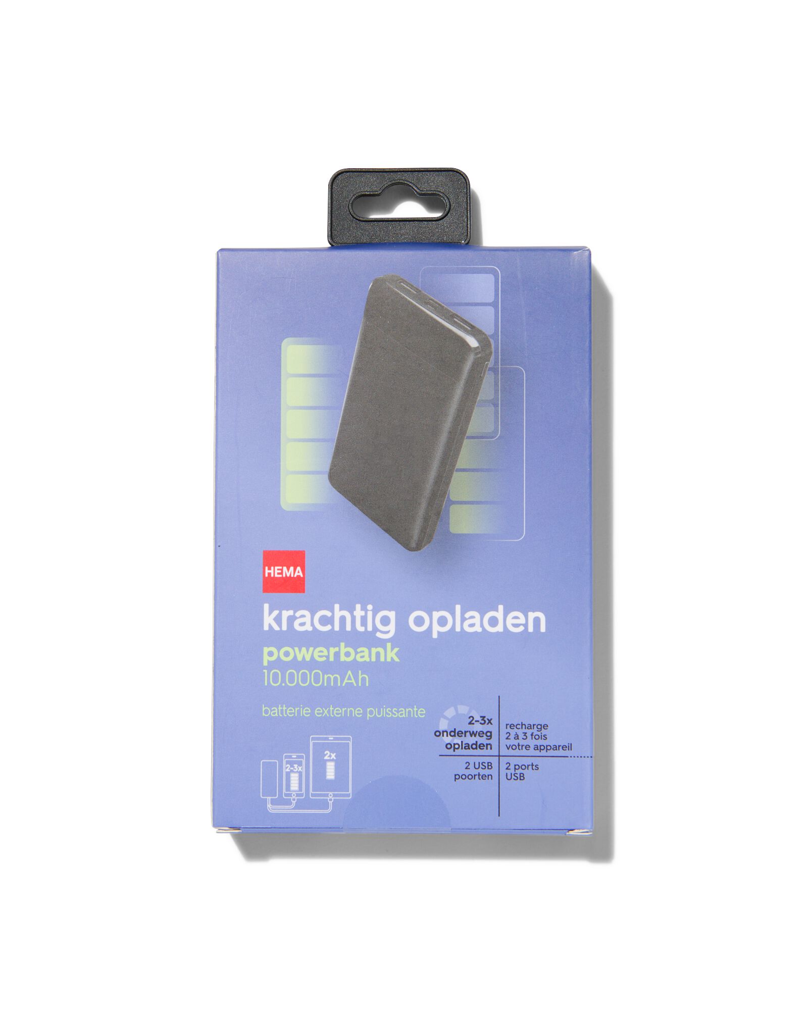 Powerbank, 10.000 mAh - 39550002 - HEMA