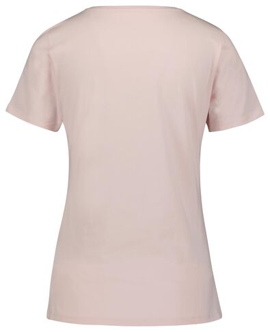 Damen-Basic-T-Shirt hellrosa - 1000023913 - HEMA