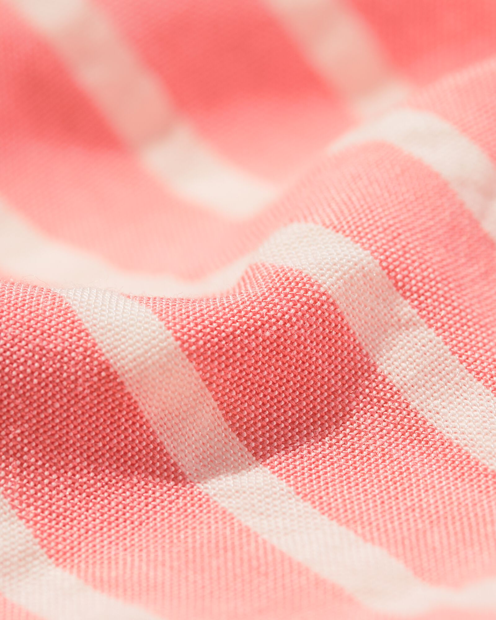 dames pyjamabroek seersucker strepen koraalroze - 23420514CORALPINK - HEMA