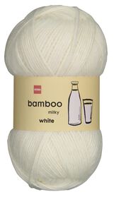 fil de laine bambou 100g blanc - 1400221 - HEMA