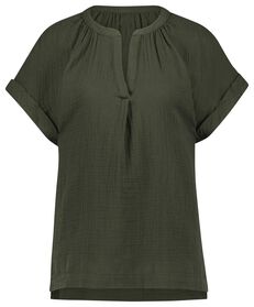 Damen-Shirt Sandy dunkelgrün dunkelgrün - 1000027720 - HEMA