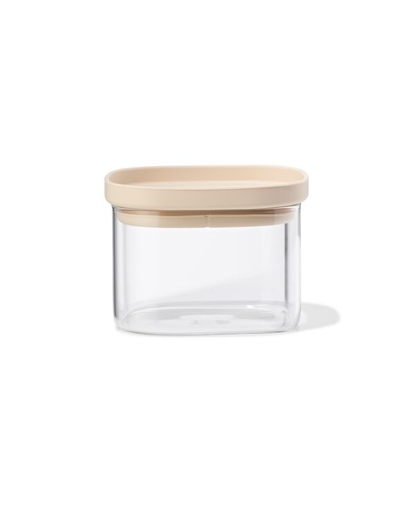voorraad bus 470ml glas met deksel - 80810524 - HEMA