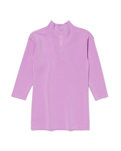 Kinder-Kleid, mit Reißverschluss violett violett - 30832106PURPLE - HEMA