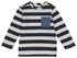 Baby-T-Shirt mit Streifen blau - 1000028204 - HEMA