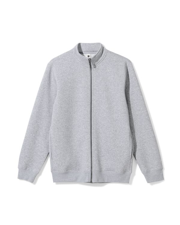 heren sweatvest Nielson lichtgrijs lichtgrijs - 2101460LIGHTGREY - HEMA