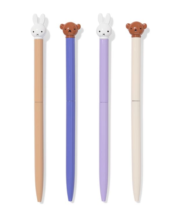 stylo Miffy 15 cm acier inoxydable t&ecirc;te - 60410347 - HEMA