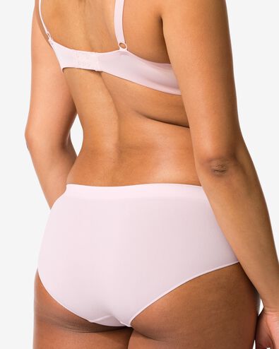 slip hipster femme sans couture microfibre rose p&acirc;le rose p&acirc;le - 19602954LIGHTPINK - HEMA
