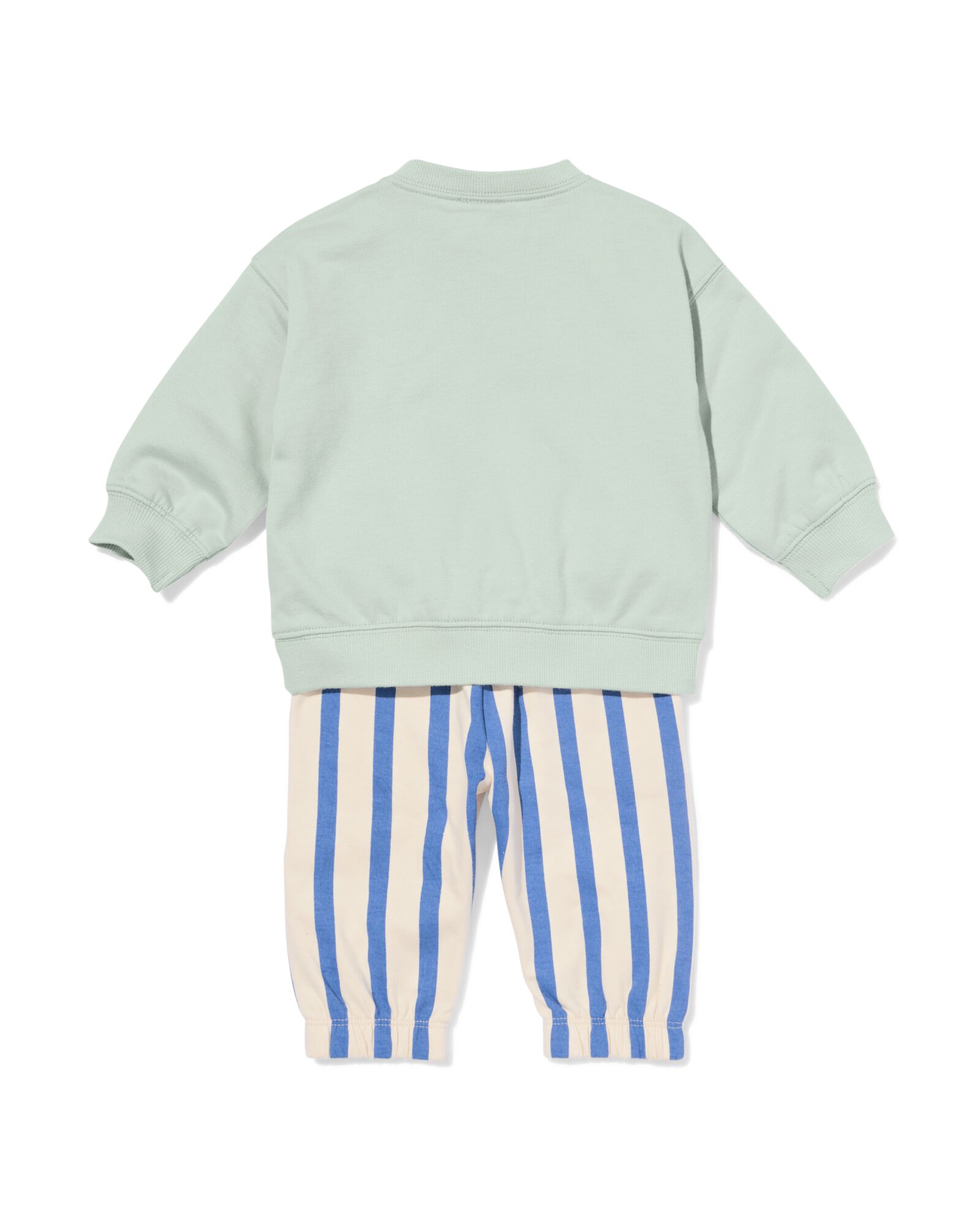 Baby-Bekleidungsset, bequeme Passform, gestreift gr&uuml;n gr&uuml;n - 33182370GREEN - HEMA