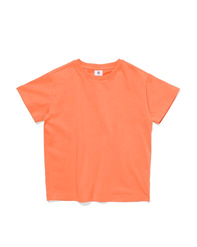 kinder t-shirt  oranje oranje - 30791511ORANGE - HEMA
