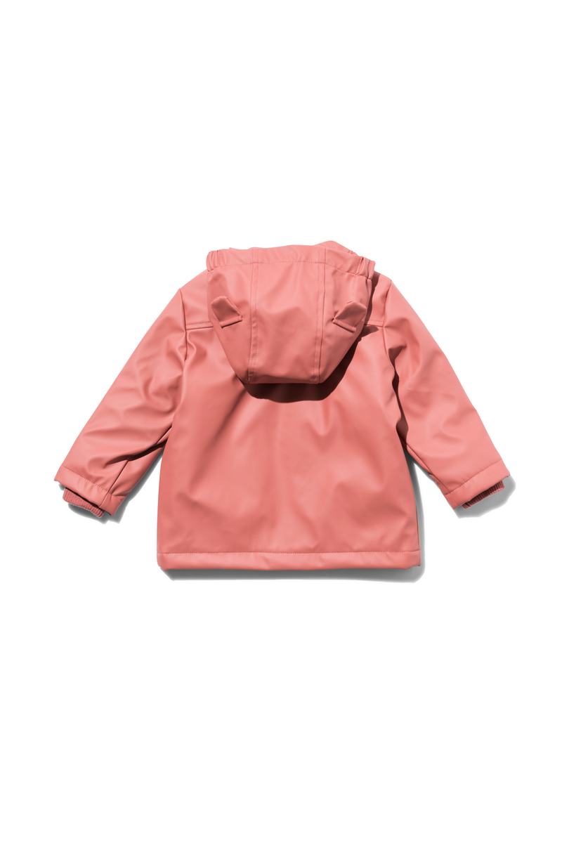 manteau bébé avec capuche rose rose - 1000029712 - HEMA