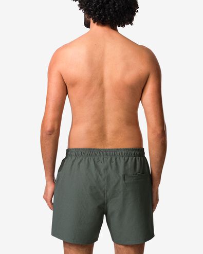 maillot de bain homme Pieter seersucker vert fonc&eacute; vert fonc&eacute; - 22100190DARKGREEN - HEMA
