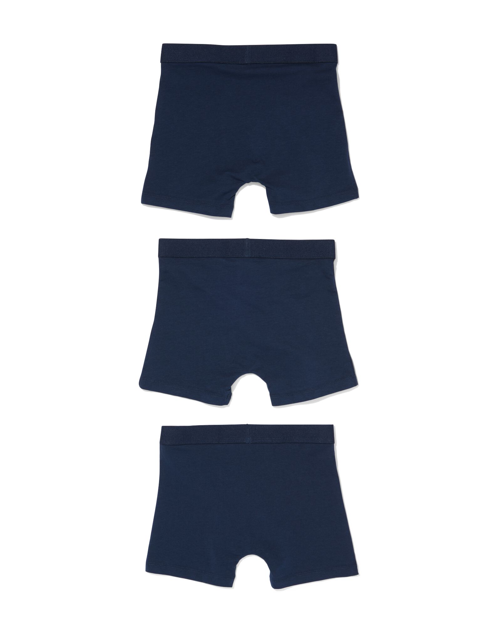 3er-Pack Kinder-Boxershorts blau blau - 1000011775 - HEMA