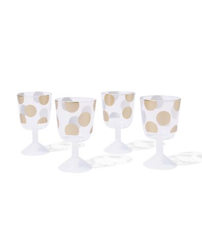 Weingl&auml;ser Gold 4 St&uuml;ck - 14250086 - HEMA