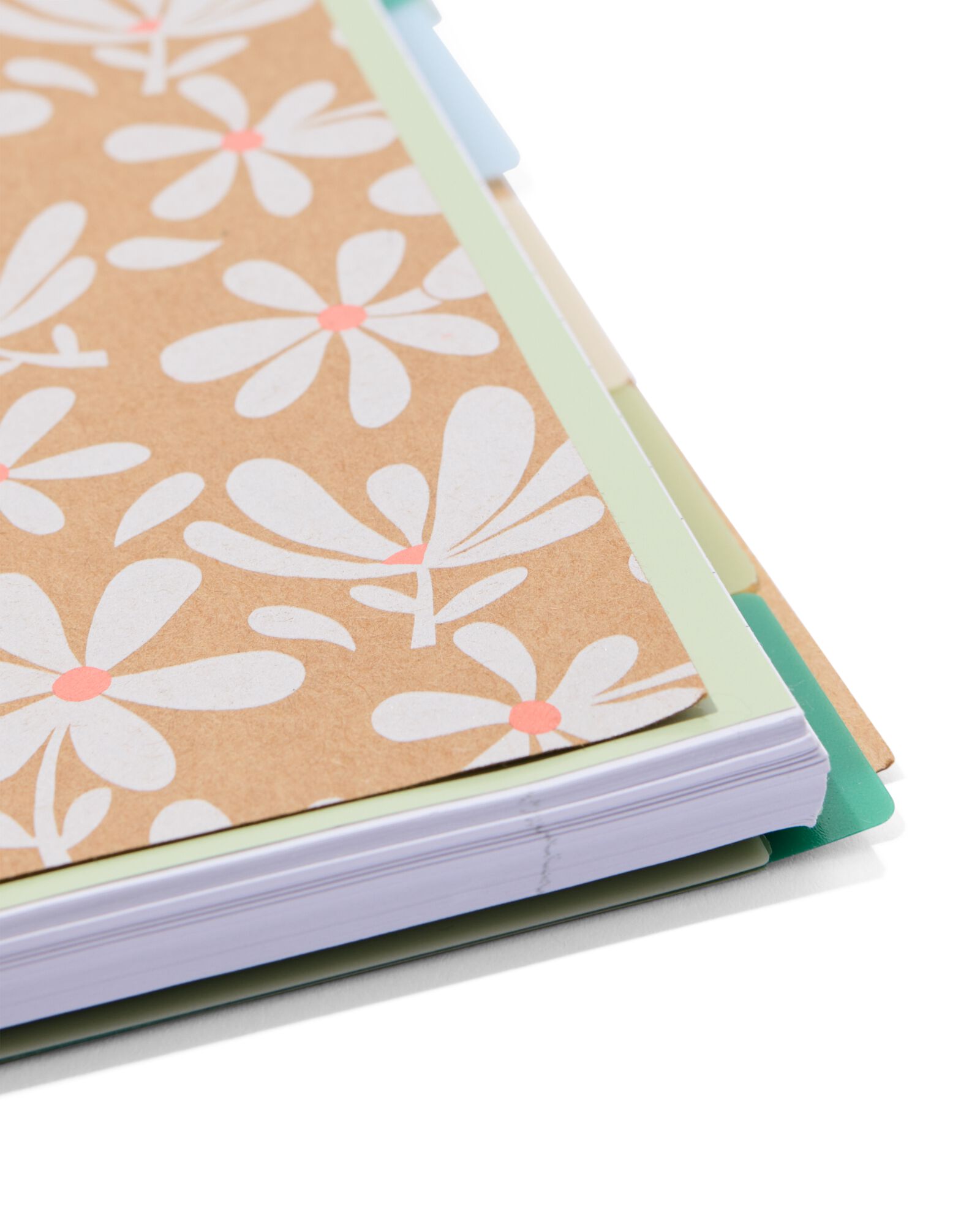Collegeblock 10-in-1 A4 Blumen - 14106000 - HEMA