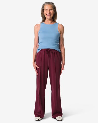 Damentop Rita, gerippt blau blau - 36202180BLUE - HEMA