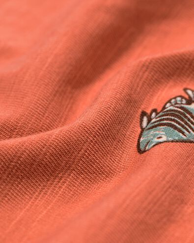 t-shirt enfant poissons marron clair marron clair - 30718101LIGHTBROWN - HEMA