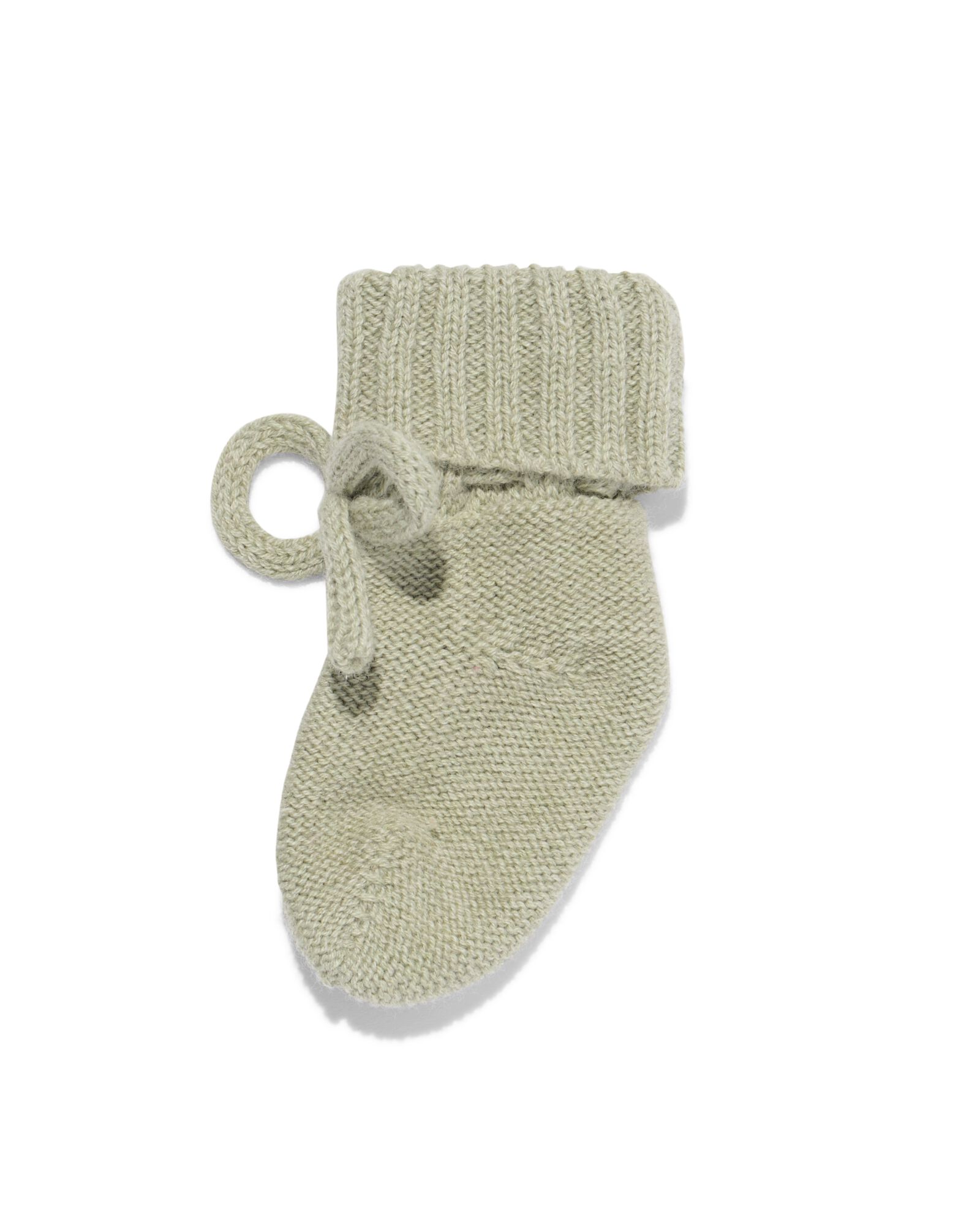 chaussettes b&eacute;b&eacute; laine tricot&eacute;e vert moyen vert moyen - 4700750MIDGREEN - HEMA