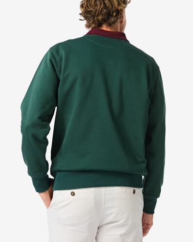 pull-over pour hommes Daryl  vert fonc&eacute; - 2148150DARKGREEN - HEMA