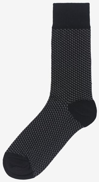 5 paires de chaussettes homme avec coton noir - 1000028310 - HEMA