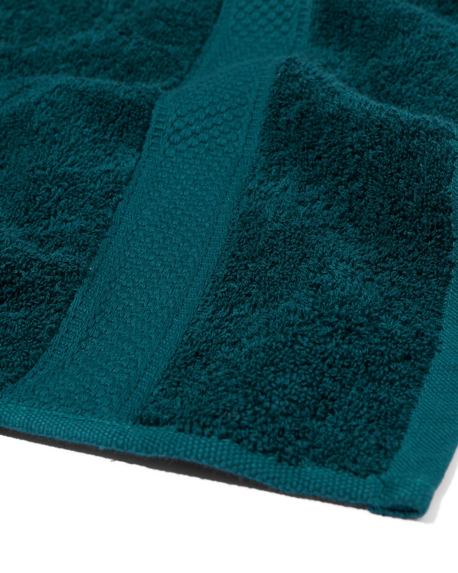serviette de bain de qualit&eacute; &eacute;paisse vert fonc&eacute; serviette 70 x 140 - 5220015 - HEMA