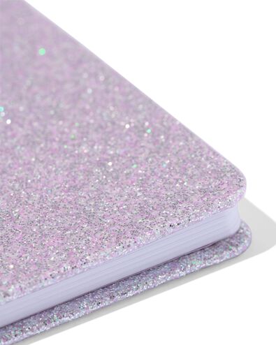 carnet de notes A5 lign&eacute; paillettes - 14102206 - HEMA