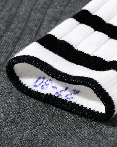 chaussettes enfant ray&eacute;es - 5 paires blanc blanc - 4350270WHITE - HEMA