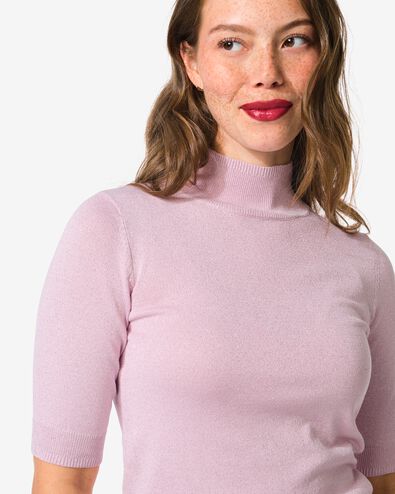 Damen-Top Lily, Glitzer rosa - 36205770PINK - HEMA