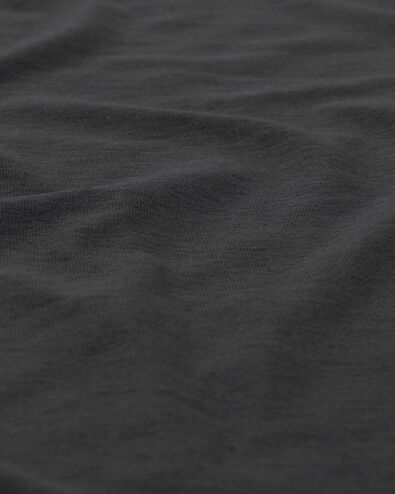drap-housse sur-matelas - coton jersey - 180 x 200 cm - gris foncé - 5100162 - HEMA