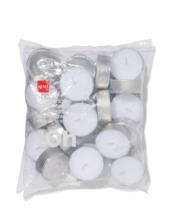 sfeerlichten groot 10 branduren - 20 stuks - 13500063 - HEMA