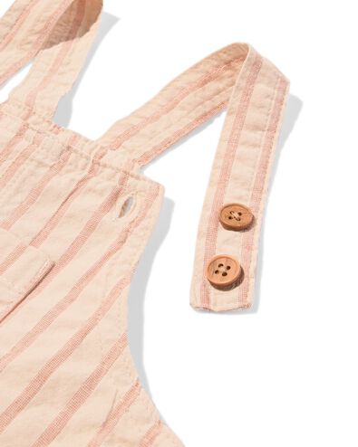 Baby-Latzhose mit Streifen braun - 33137370BROWN - HEMA