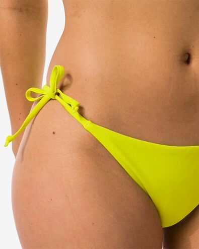 bas de bikini femme noeud citron vert L - 22351109 - HEMA