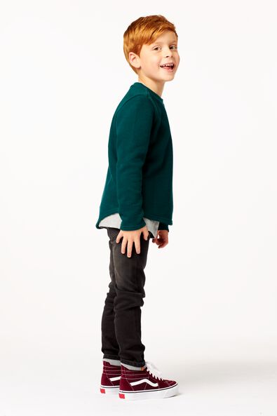 pantalon jogdenim enfant modèle skinny noir 116 - 30769832 - HEMA