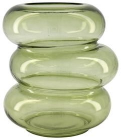 vase verre Ø18x22 vert - 13322108 - HEMA